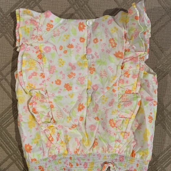 2T Janie & Jack Ditsy Floral Ruffle waist pant and top - Picture 2 of 7
